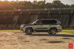 Lexus LX570 on Vossen Wheels (HF-3) (Nebula Gray Pearl) 2019 года